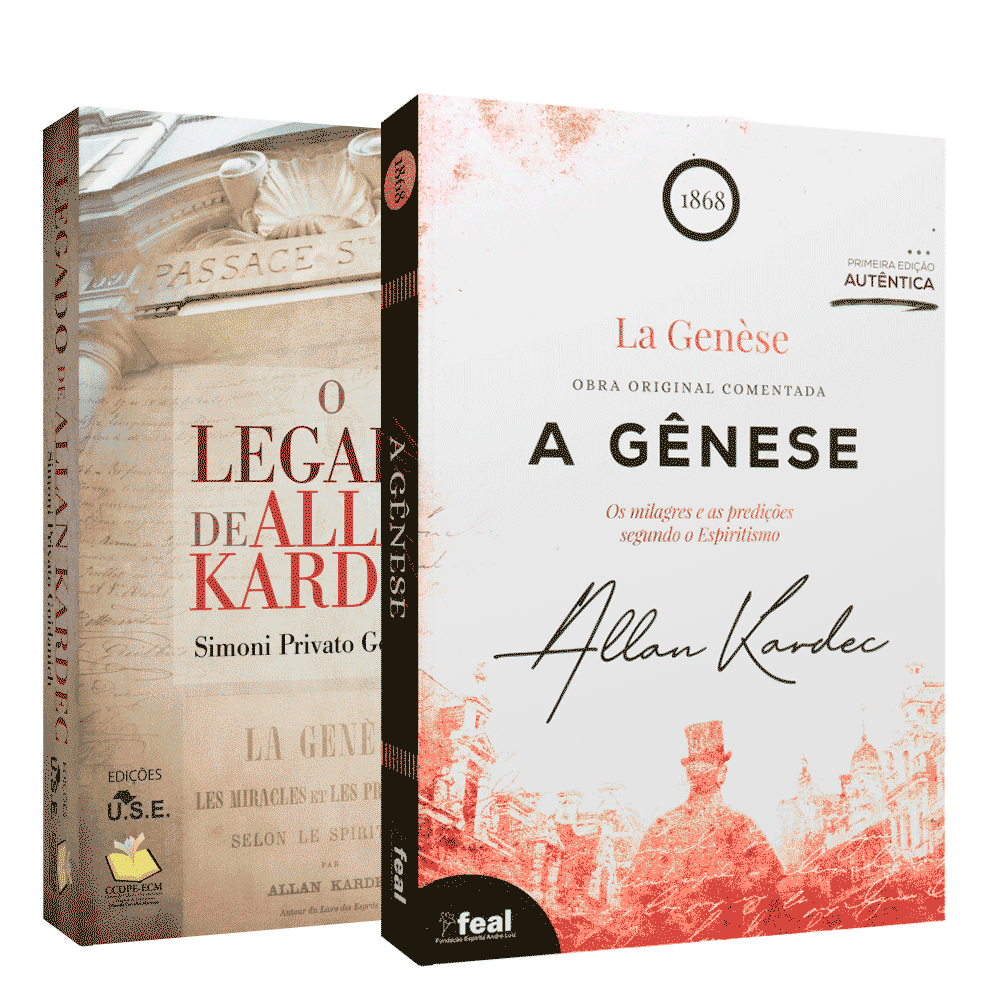 Kit A Gênese + O Legado De Allan Kardec 